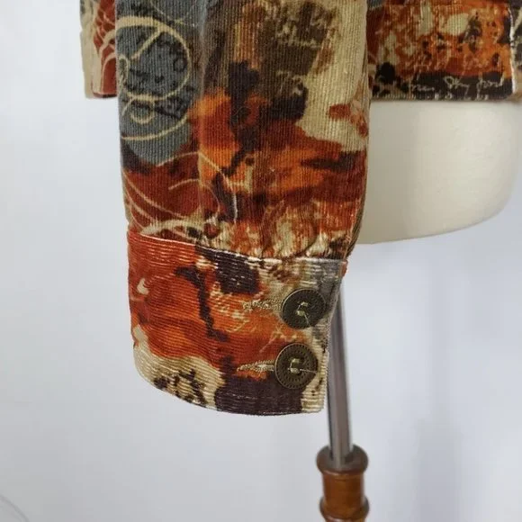 Christopher & Banks Fall Colors Corduroy Blazer Size S - Picture 8 of 13